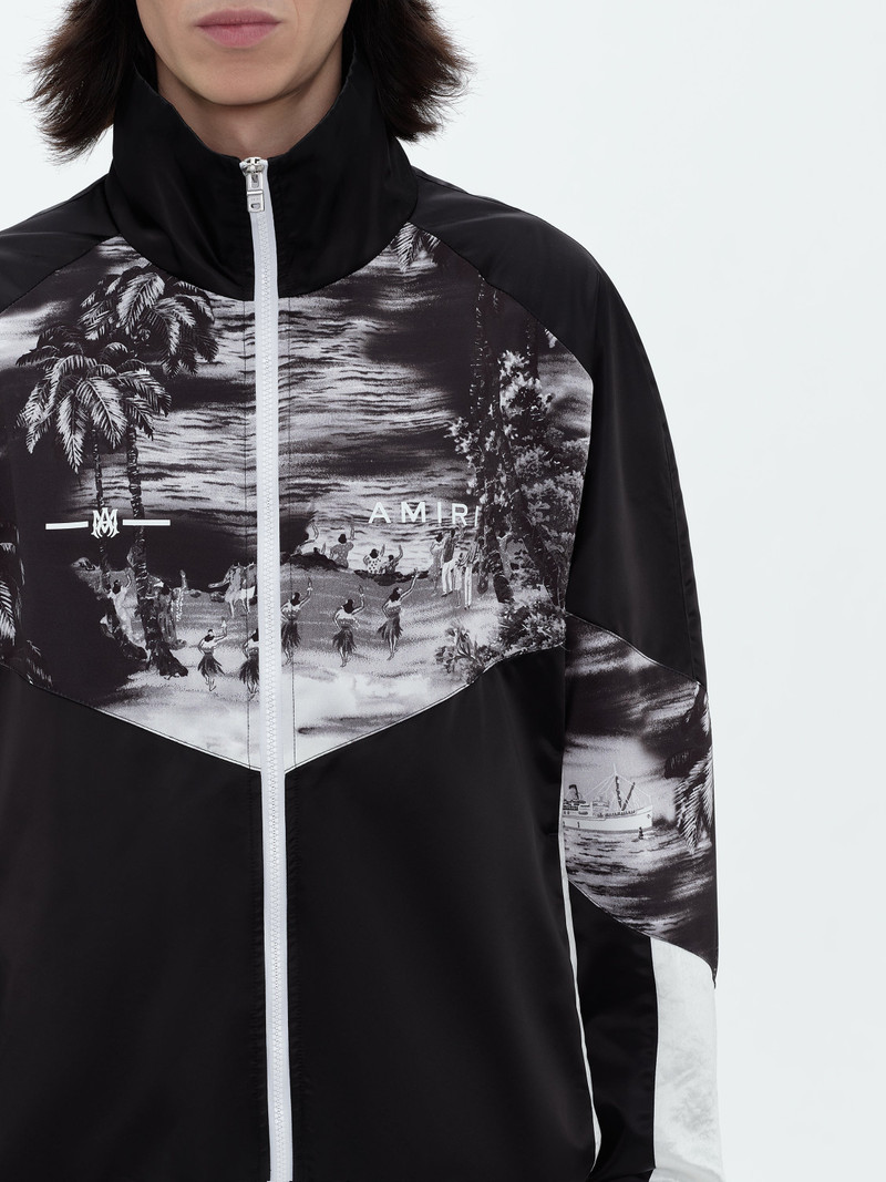 HAWAIIAN PRINT TRACK JACKET 5