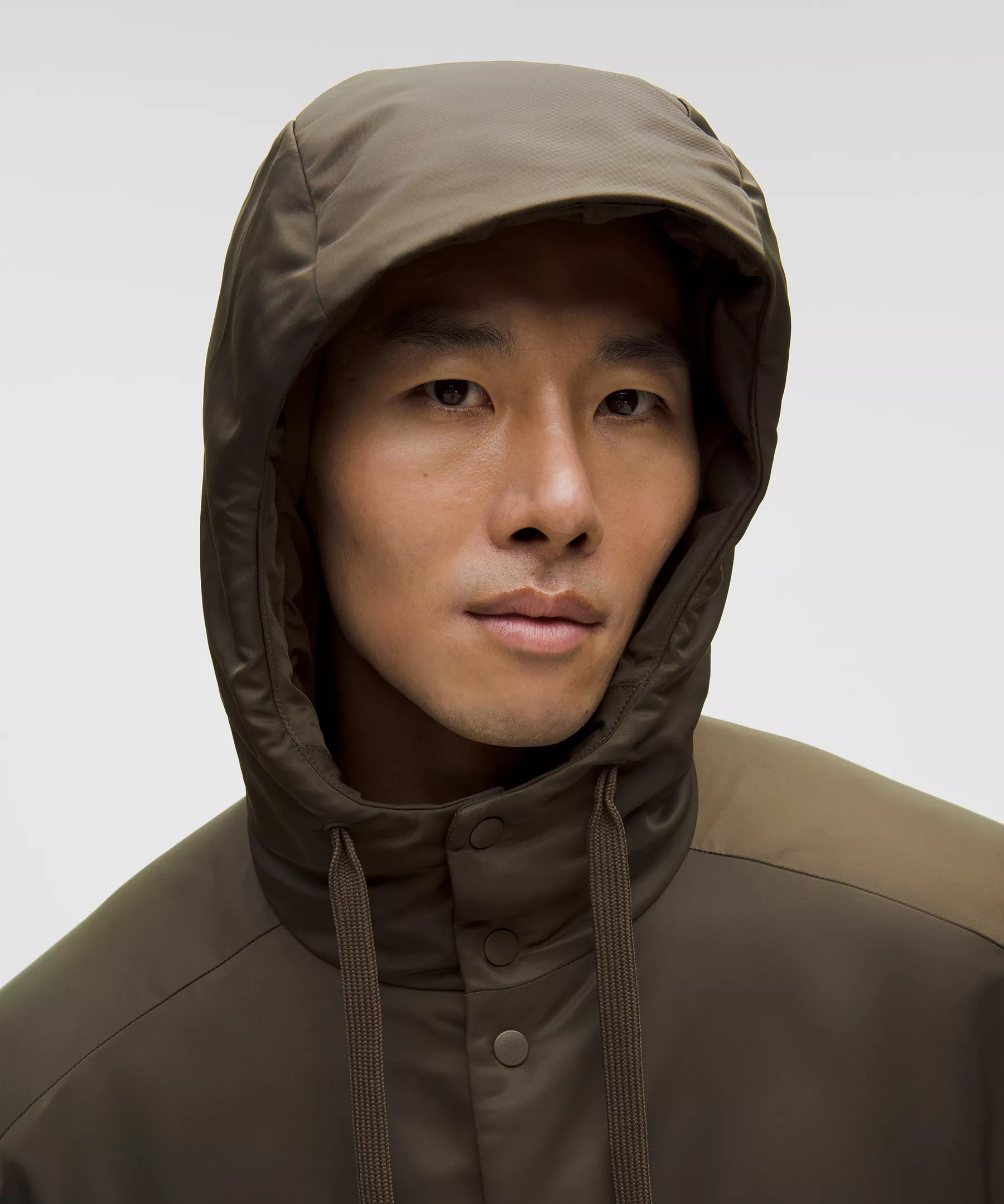Snap-Front Insulated Hooded Jacket - 4