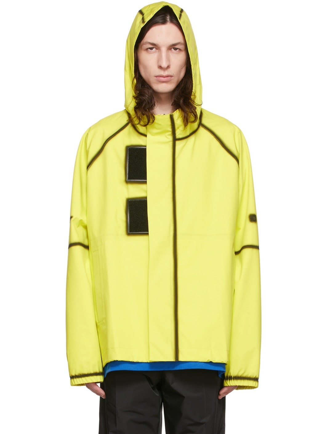 Givenchy Yellow Nylon Jacket | ssense | REVERSIBLE