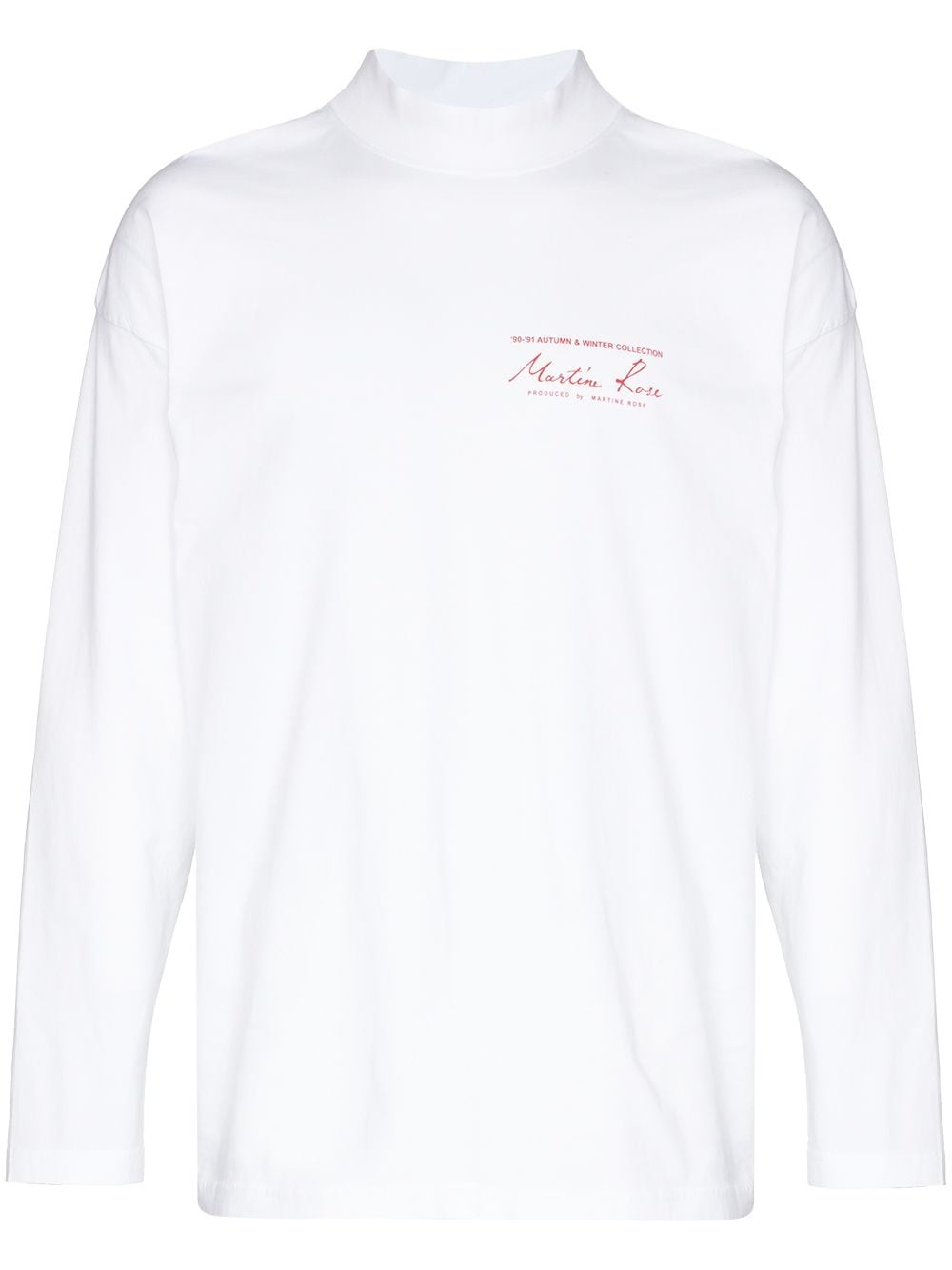 logo-print long-sleeve T-shirt - 1