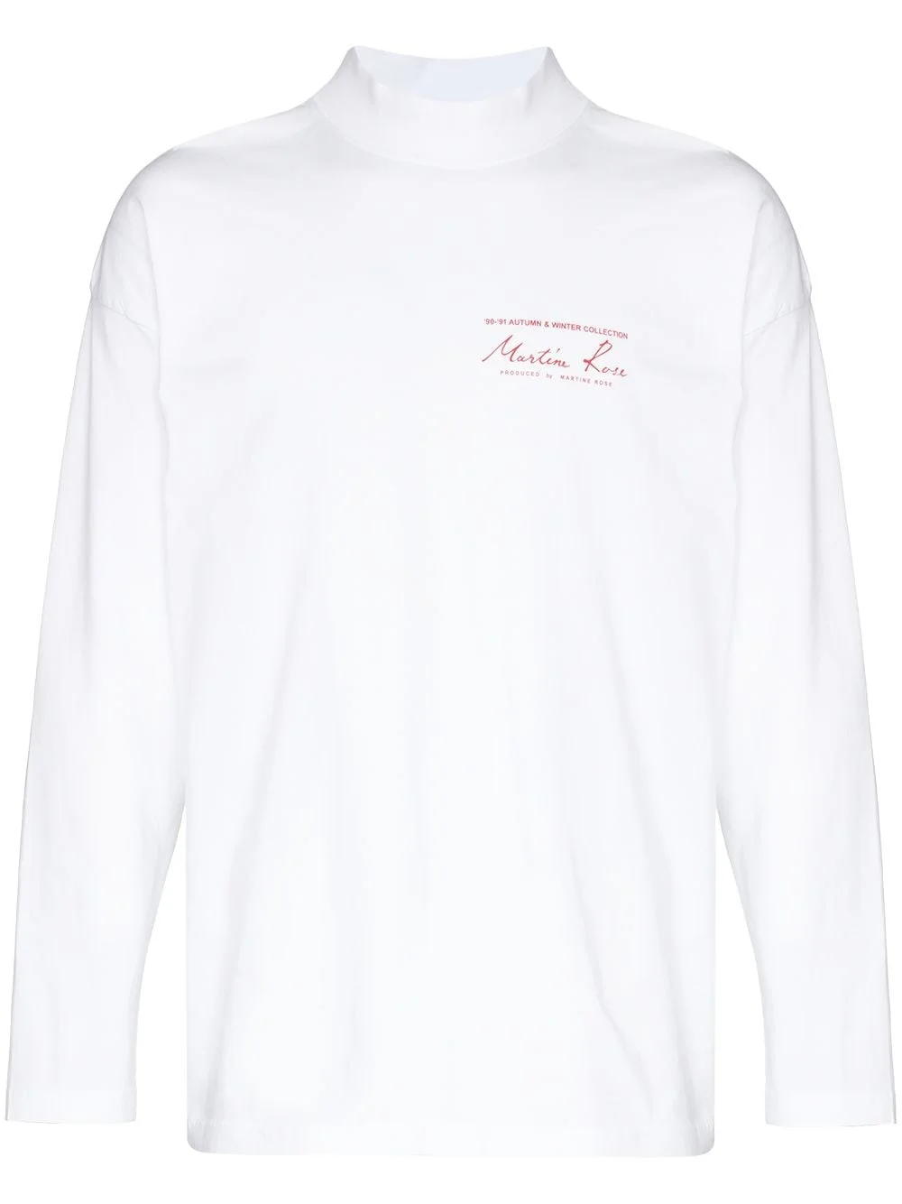logo-print long-sleeve T-shirt - 1