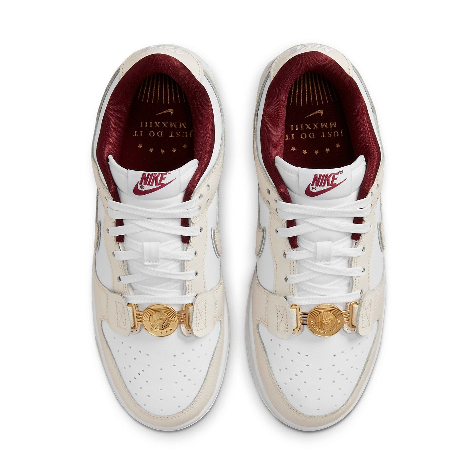 (WMNS) Nike Dunk Low SE Just Do It 'White Phantom' DV1160-100 - 4