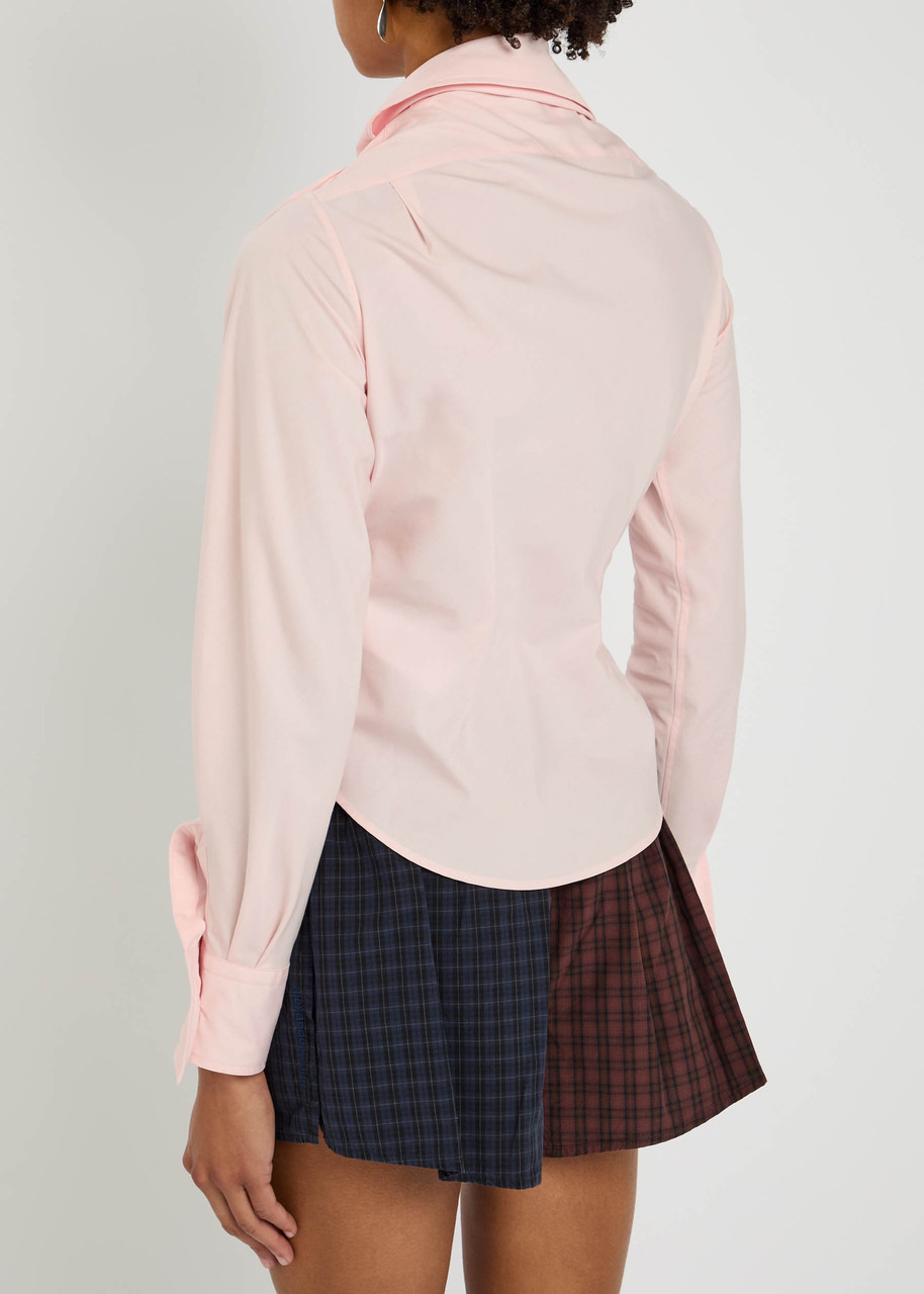 Vivienne Westwood Drunken Gathered Cotton-poplin Shirt - 3