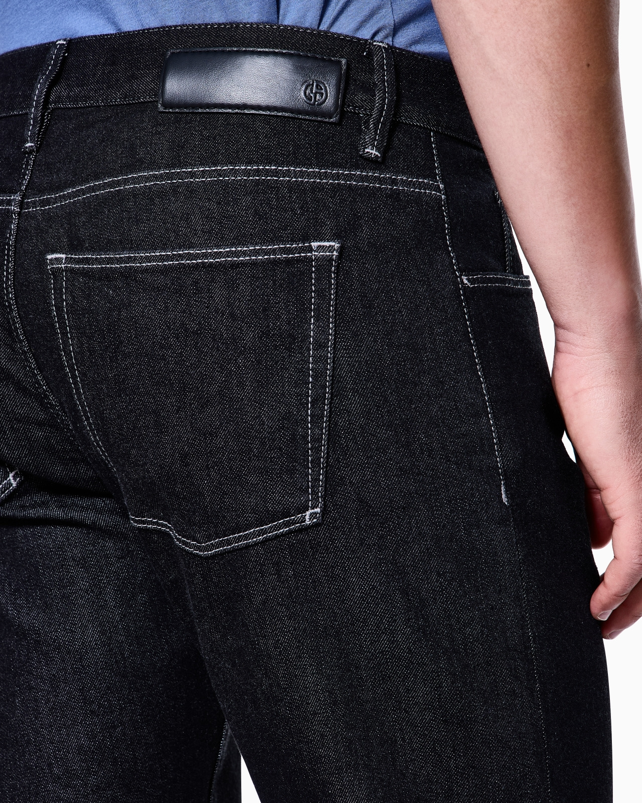 FIVE-POCKET, REGULAR-FIT TROUSERS IN ASV COTTON AND MODAL - 5