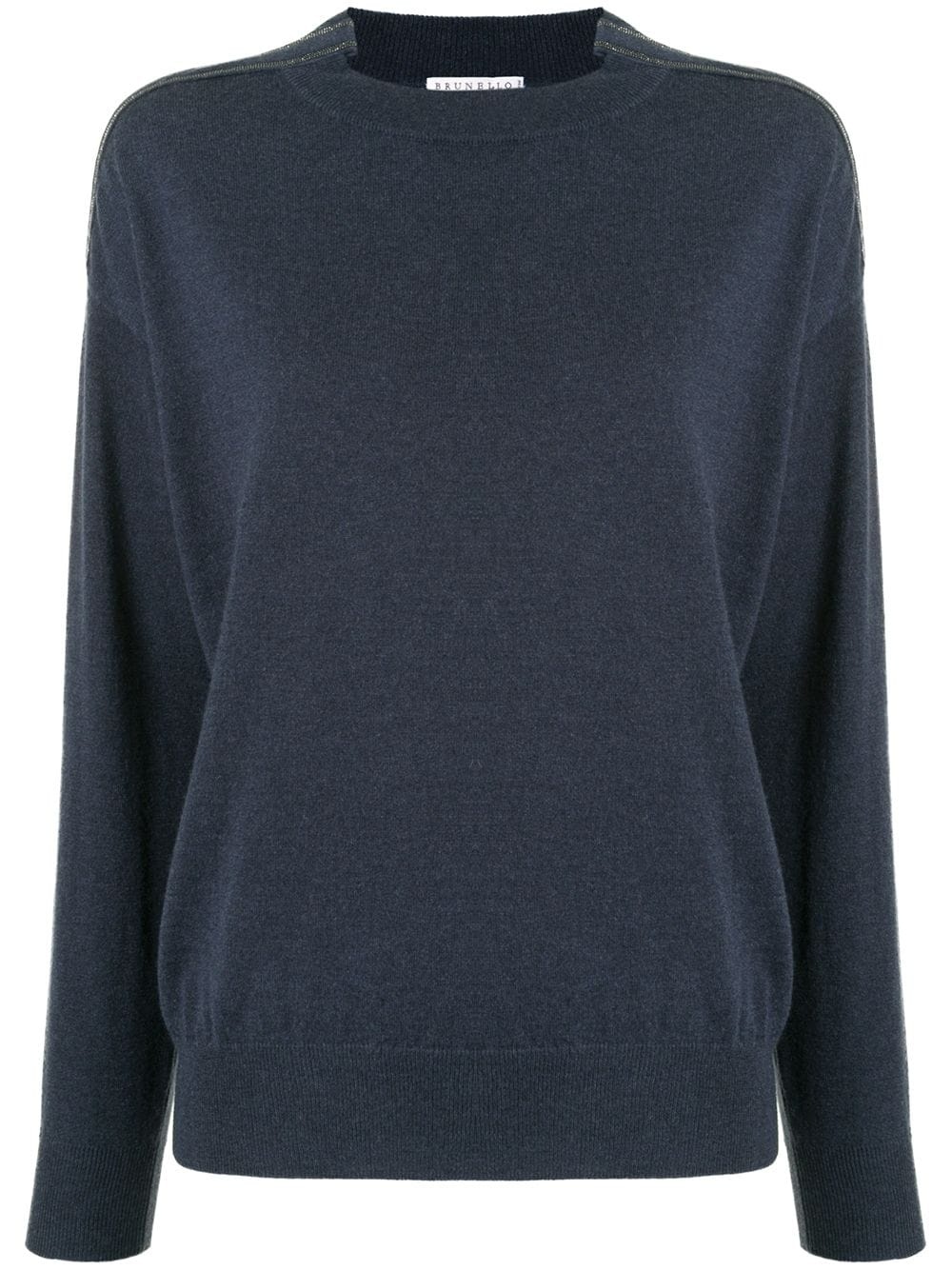 embellished cashmere jumper - 1