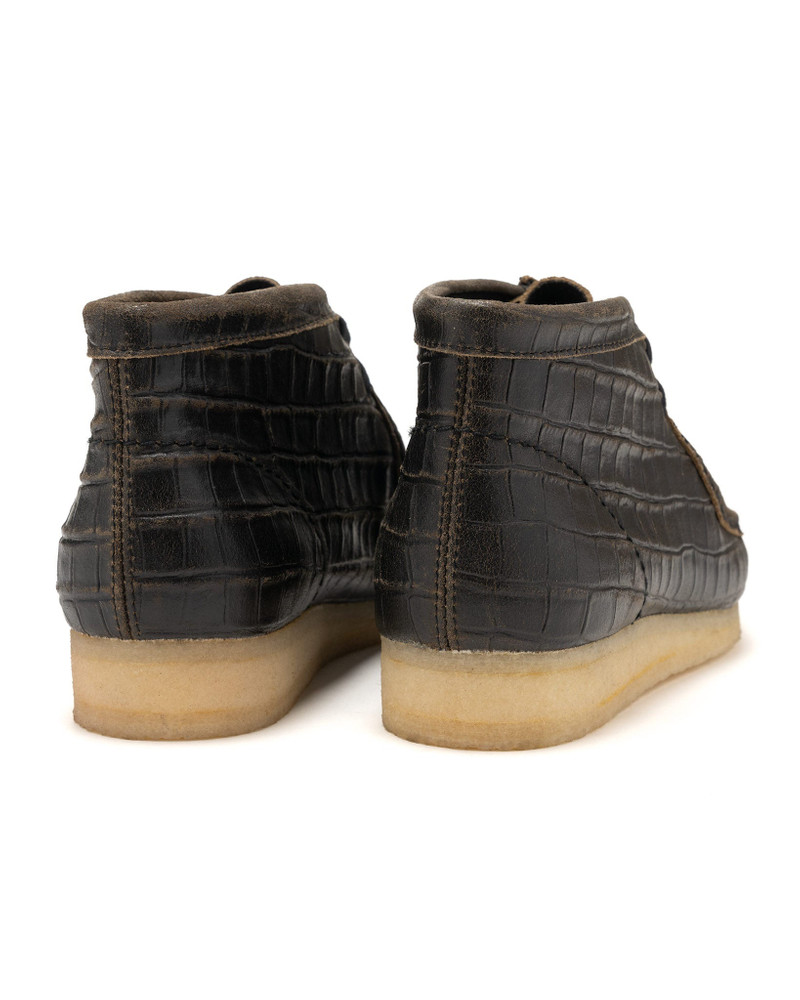 Wallabee Boot Harajuku Pack Black Croc Distress 3