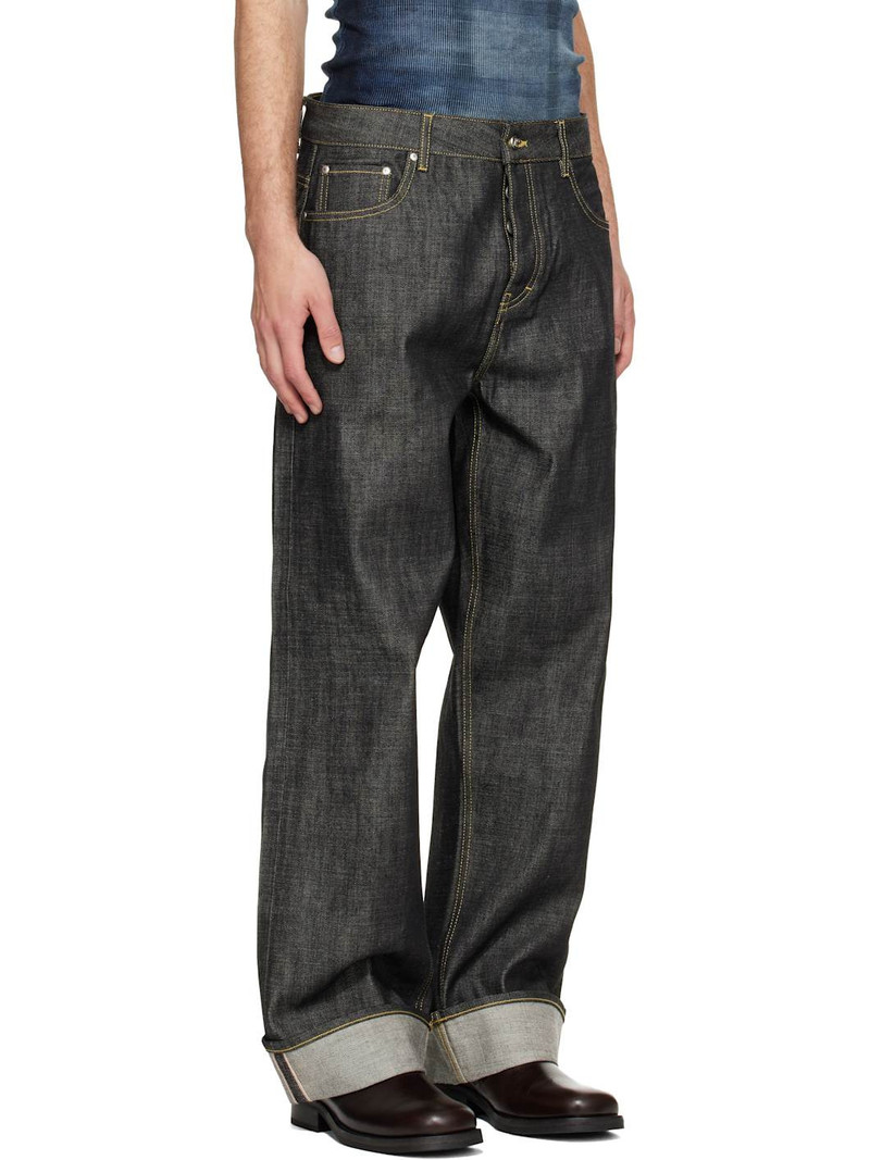 Black Selvedge Denim Jeans 2