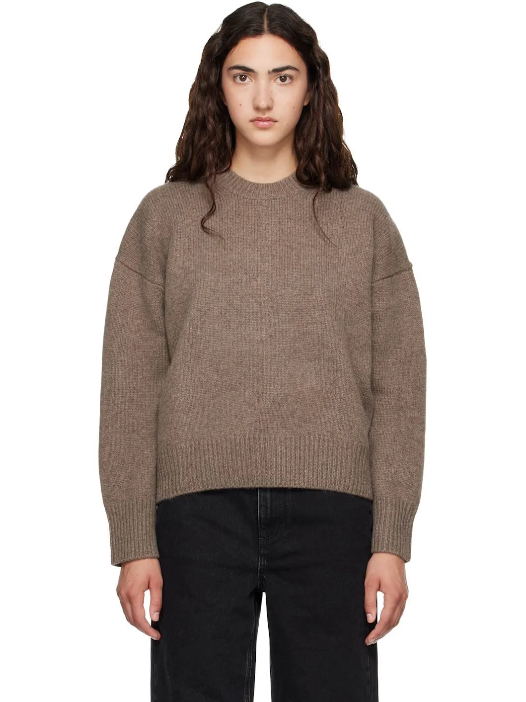 Taupe PIA LDS Oversized Sweater - 1