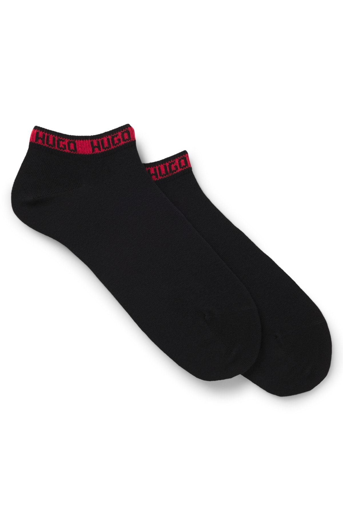 TWO-PACK OF ANKLE-LENGTH SOCKS WITH LOGOS - 1