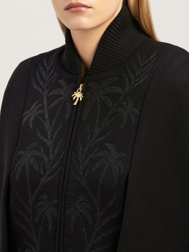 BLACK EMBROIDERED CAPE 6