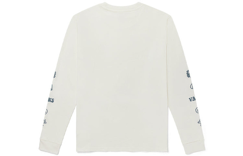 Vans (WMNS) Vans Strawberry Printing Round Neck Pullover Long Sleeves Creamy White VN0A5F6AFS8 outlook