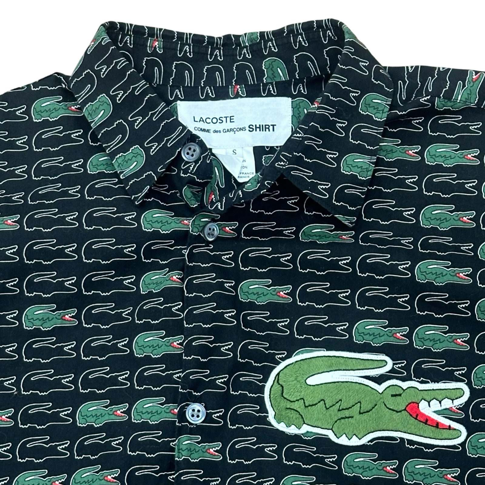 Final Blow - Comme des garçons x Lacoste Button-up Sz Small - 2