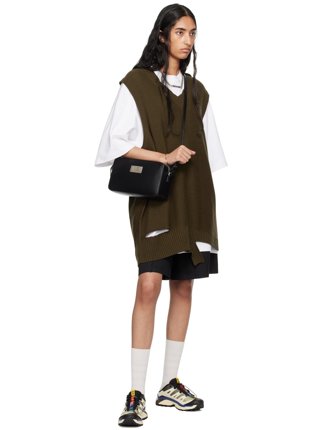 ☆MM6 Maison Margiela☆ NUMERIC ミディアム クロスバッグ MM6 エムエムシックス メゾンマルジェラ MAISON MARGIELA 2WAY