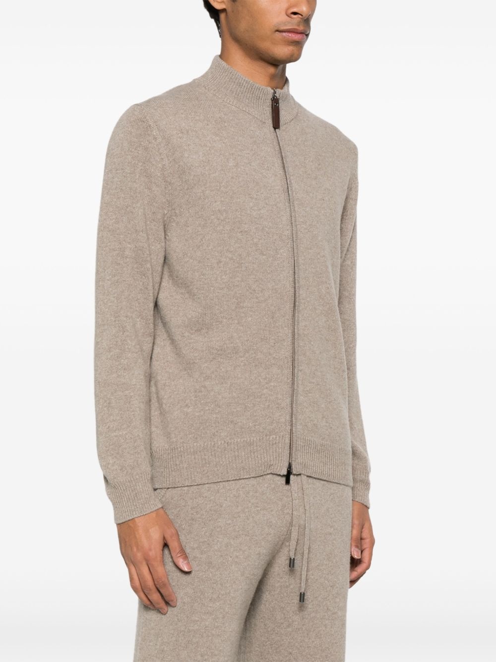 zip-up cardigan - 3