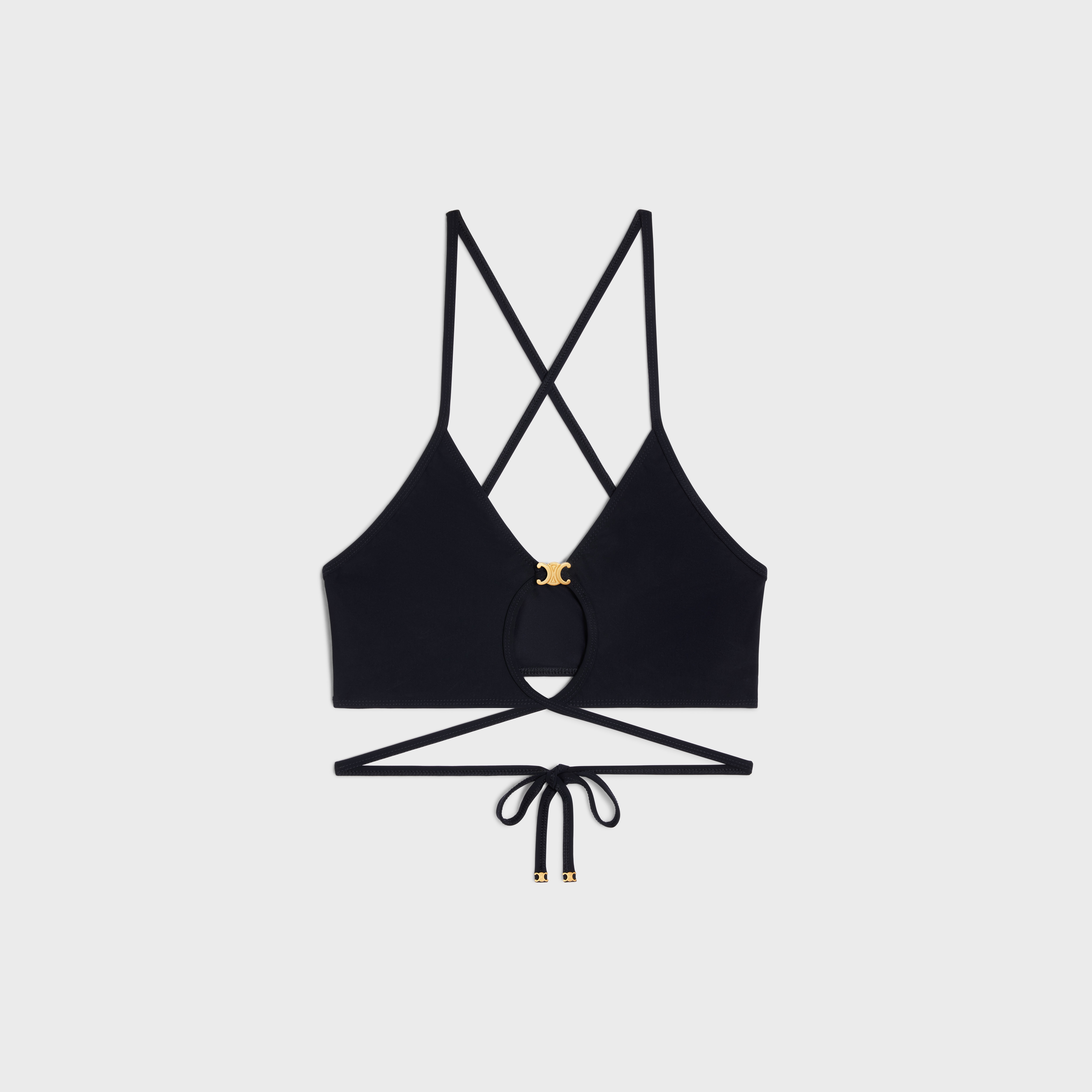 triomphe openwork top in matte jersey - 1