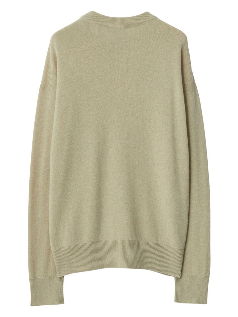 paperclip-detail cashmere jumper 6