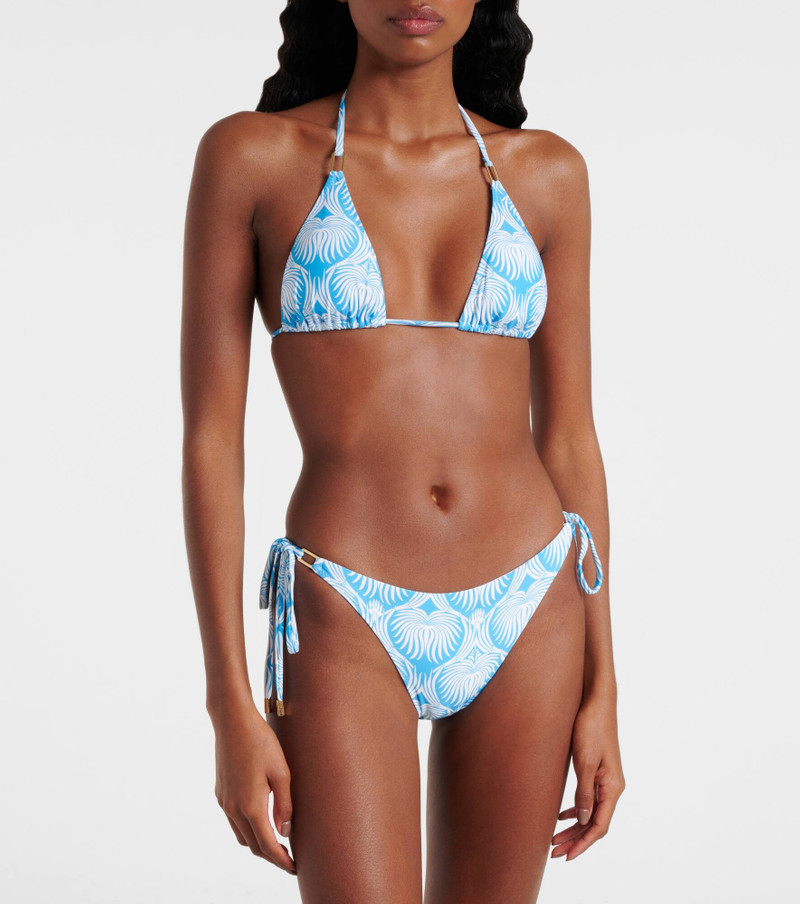 MELISSA ODABASH Cancun printed bikini top outlook