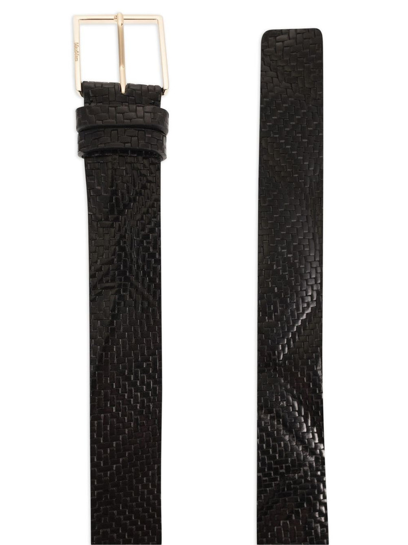Max Mara Leather belt outlook