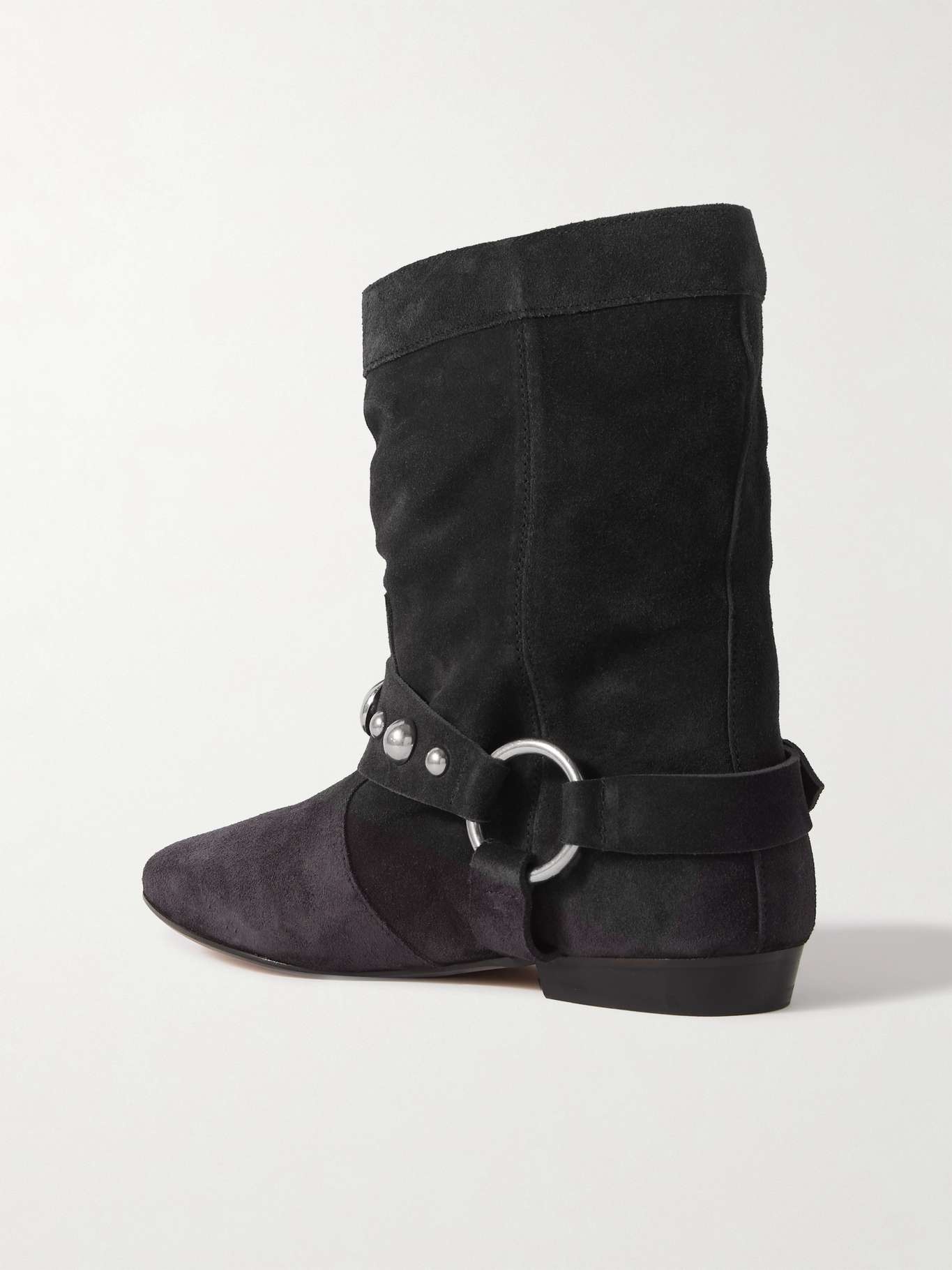 Stania studded suede ankle boots - 3