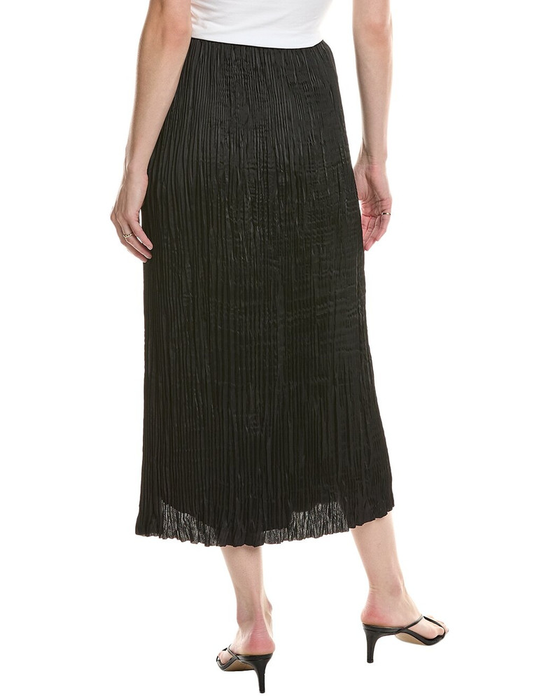 Vince Vince Crushed Overlay Midi Skirt outlook