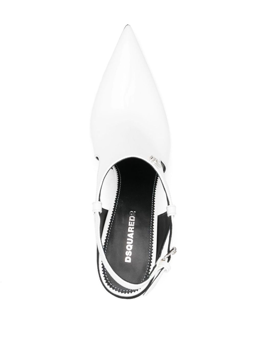 115mm slingback leather pumps - 4