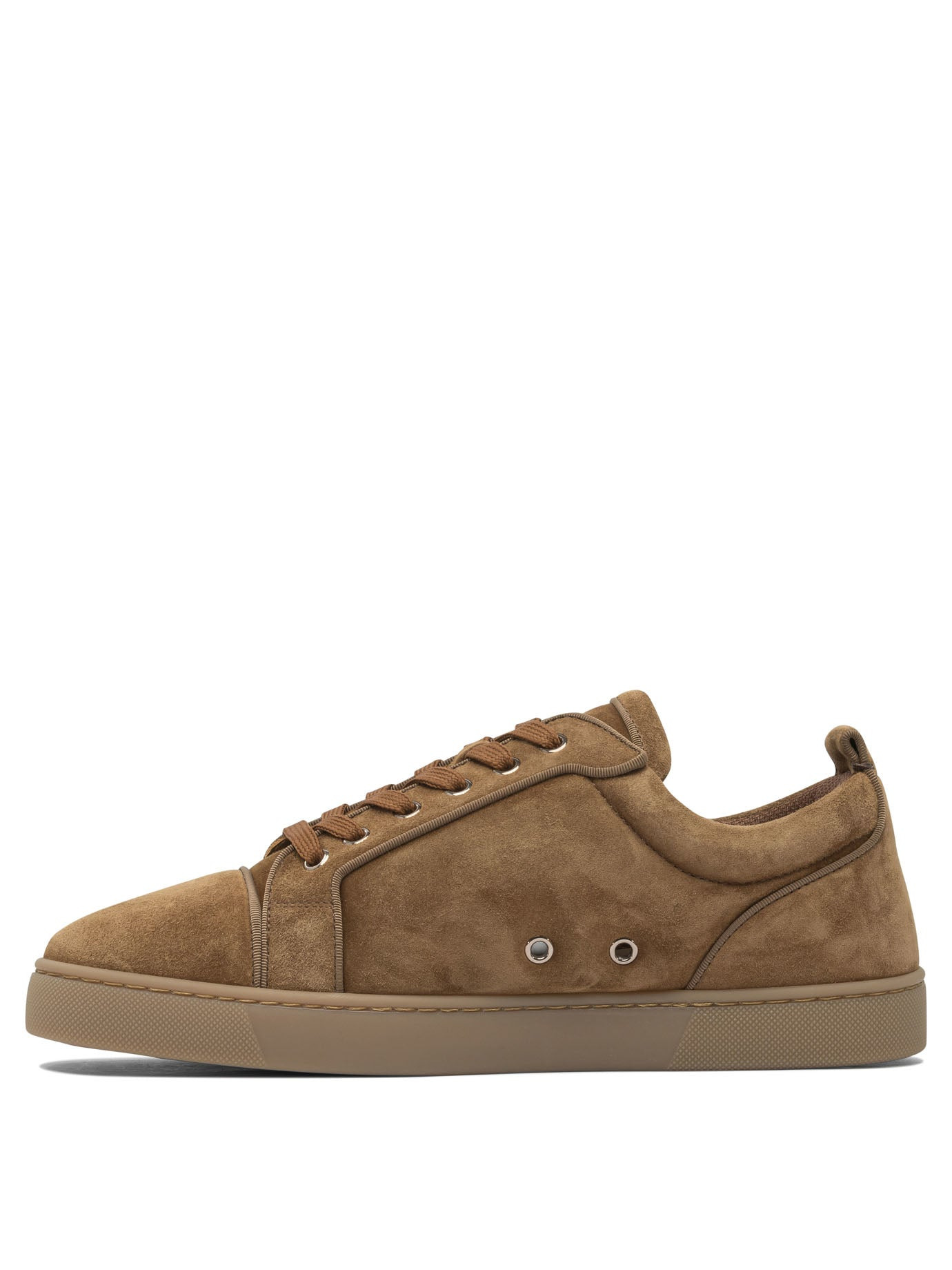 Christian Louboutin Louis Junior Orlato Flat Veau Velours Ds/gg - 3