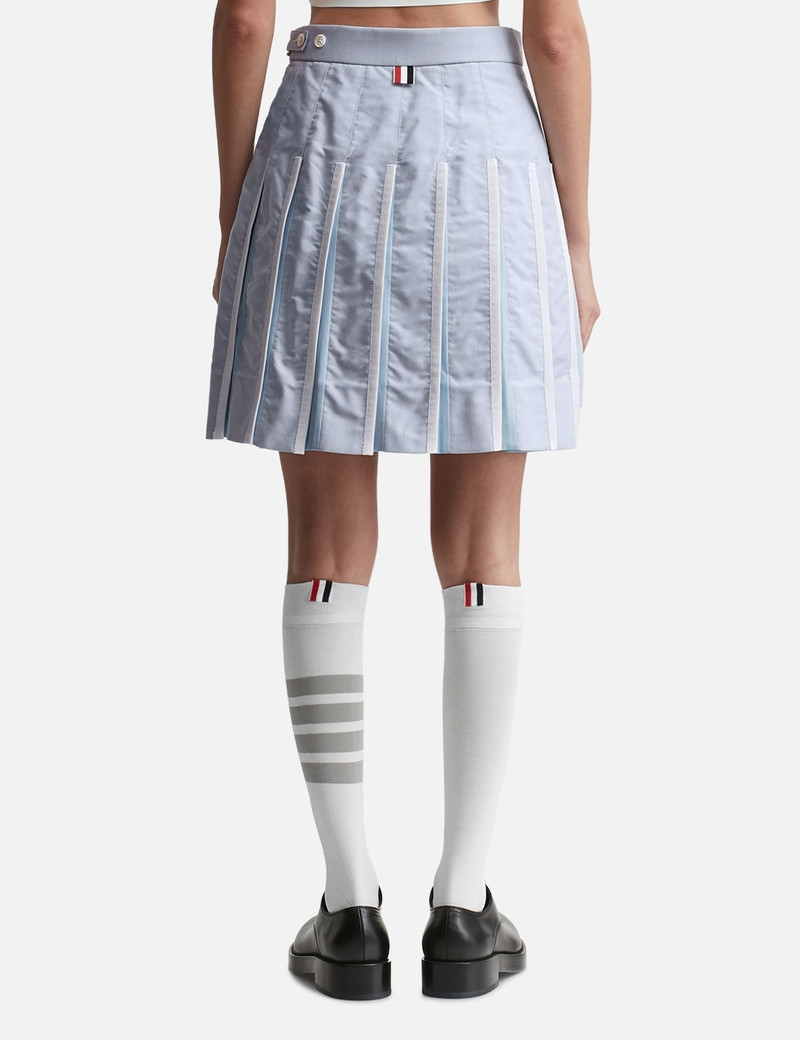 ORGANZA OXFORD CLASSIC PLEATED MINI SKIRT 3