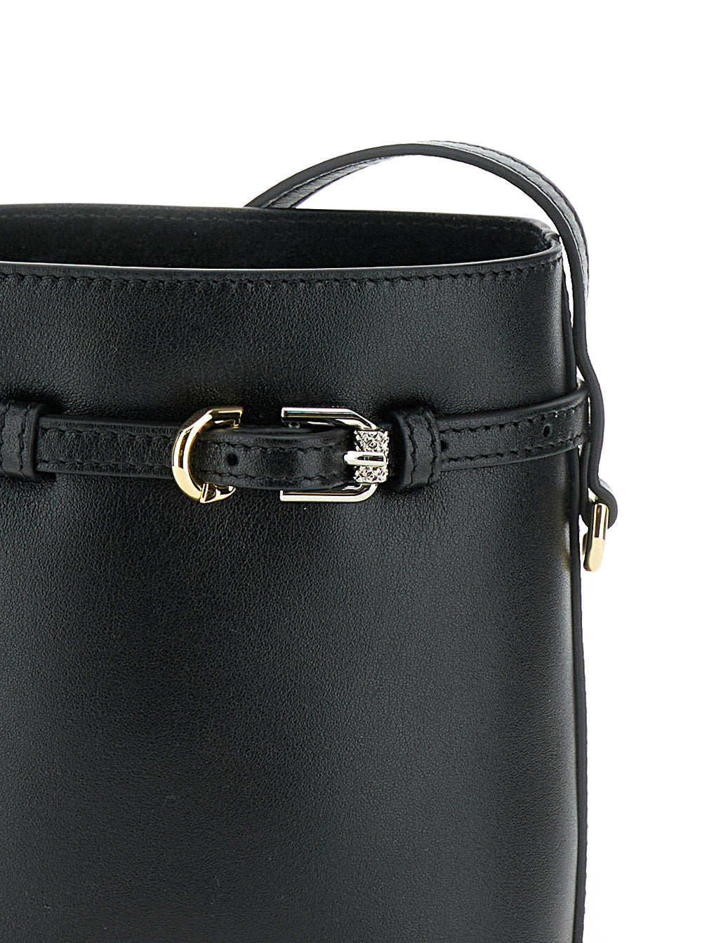 Givenchy Women 'Voyou' Black Crossbody Bag With Laminated Logo And Buckle In Leather Woman - 5