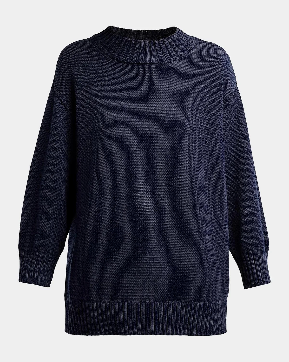 Loden Cotton Crewneck Sweater - 1