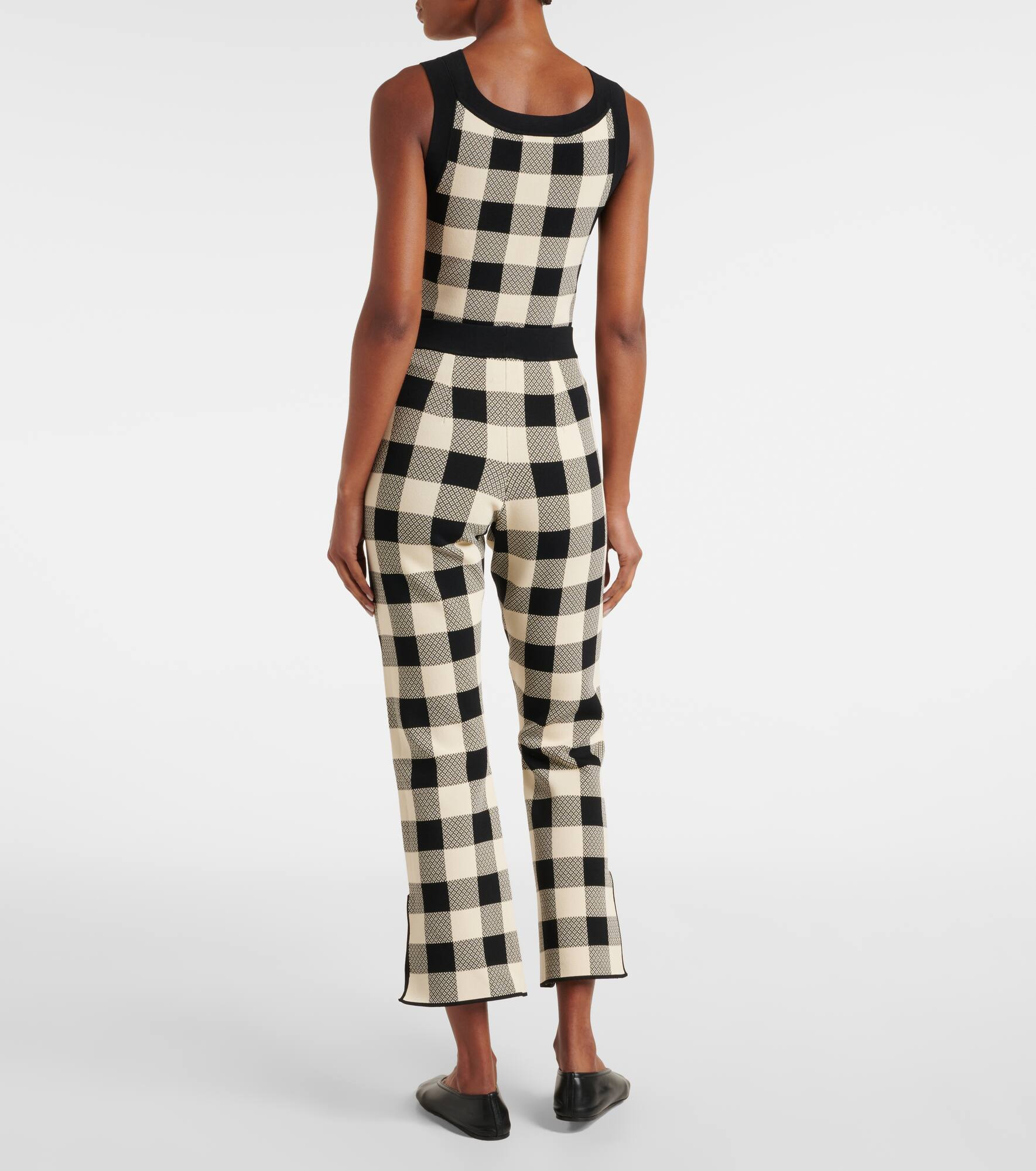 Pippa checked flared pants - 3