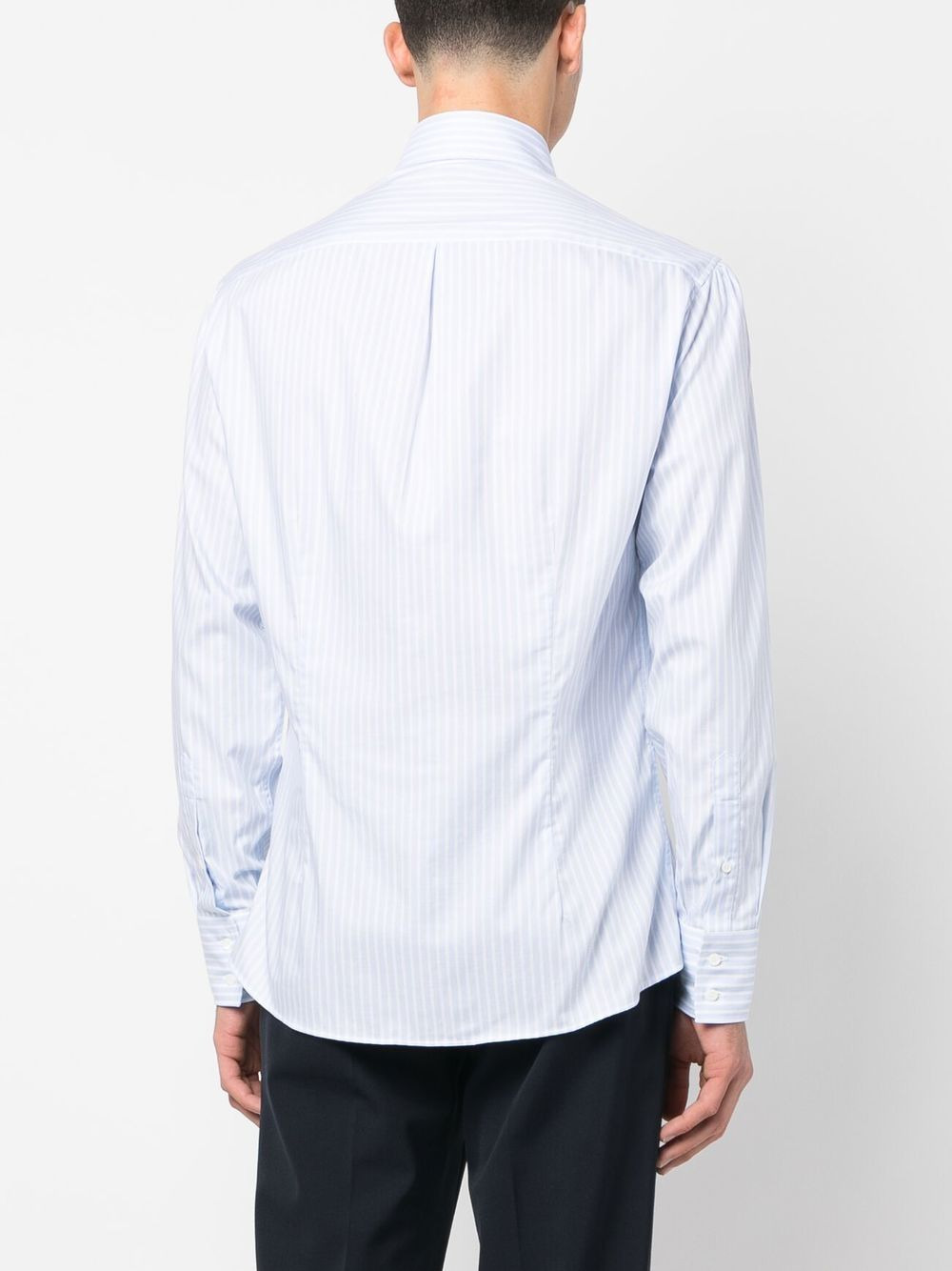 long-sleeve striped shirt - 4