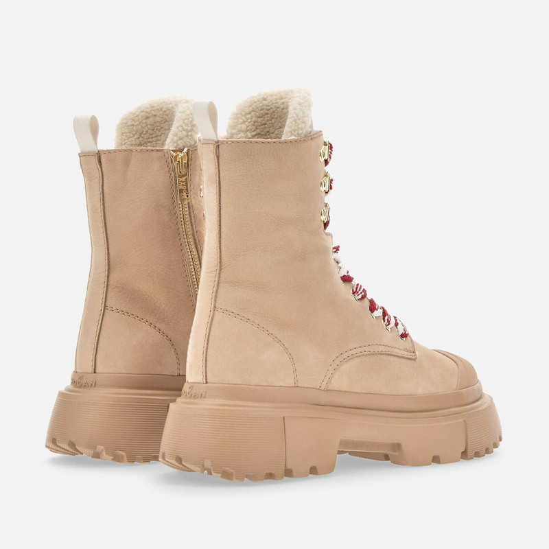 HOGAN Combat Boots Hogan H619 Beige outlook