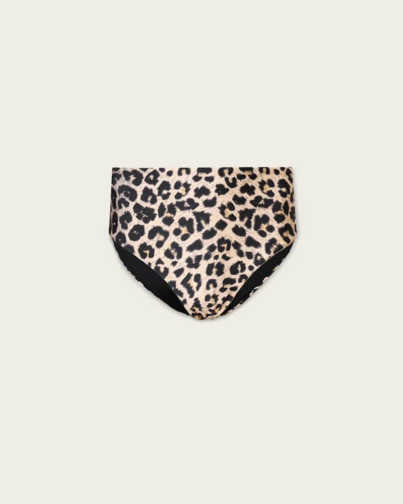 TALARIA HIGH RISE ANIMAL PRINT BIKINI BOTTOMS 1