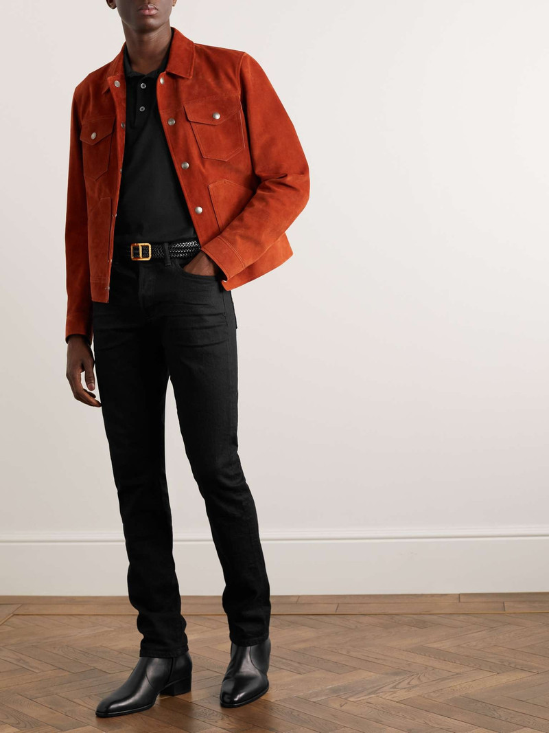 TOM FORD Slim-Fit Cotton Polo Shirt outlook