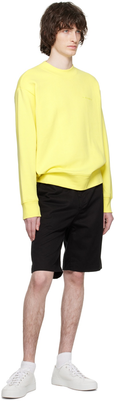 【関税込み】NN07 イエロー Briggs 3503 スウェットシャツ NN07 Yellow Briggs 3503 Sweatshirt | ssense | REVERSIBLE