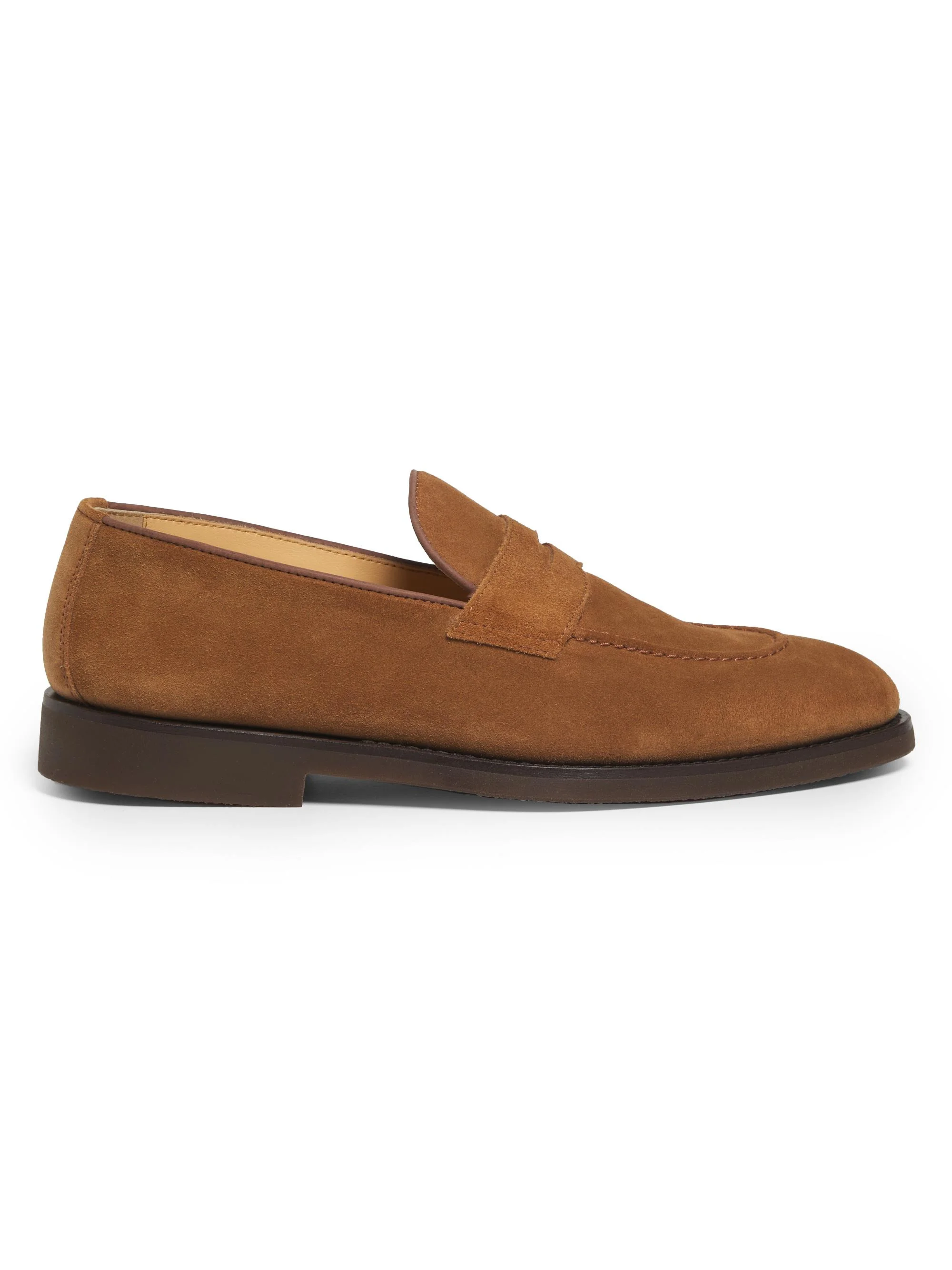Men's Leather Loafers - Tan - 1