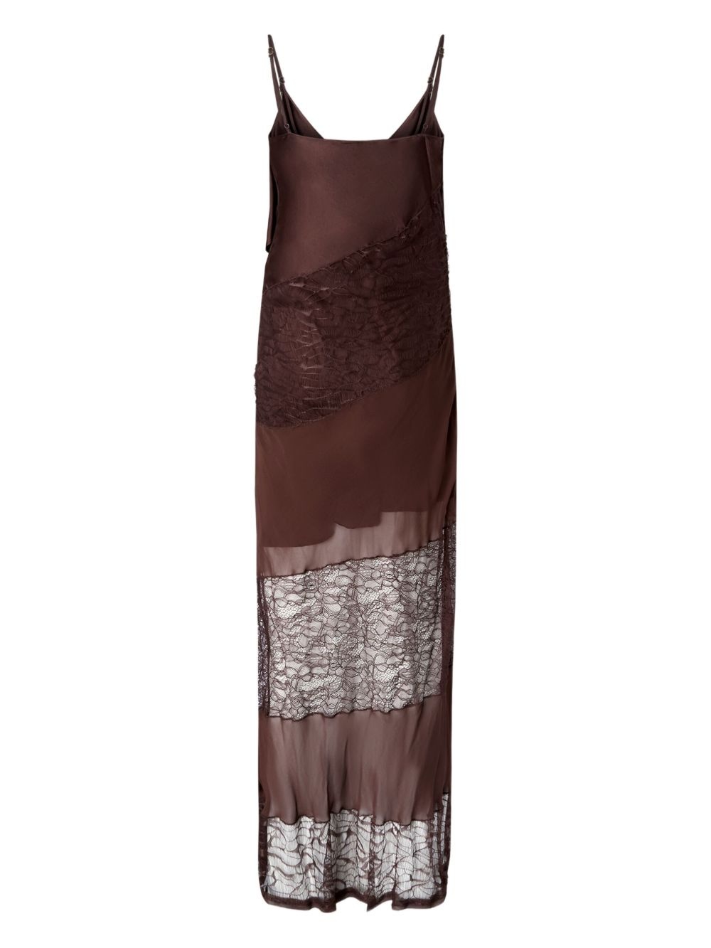 panelled maxi dress - 2