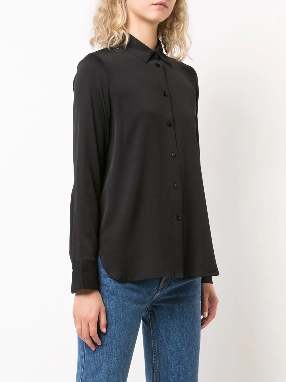 classic silk shirt - 3