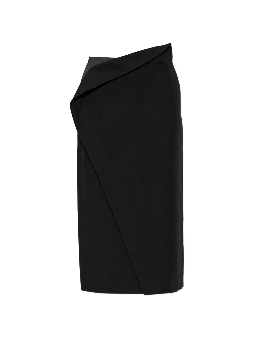 asymmetric layered-detail skirt - 1