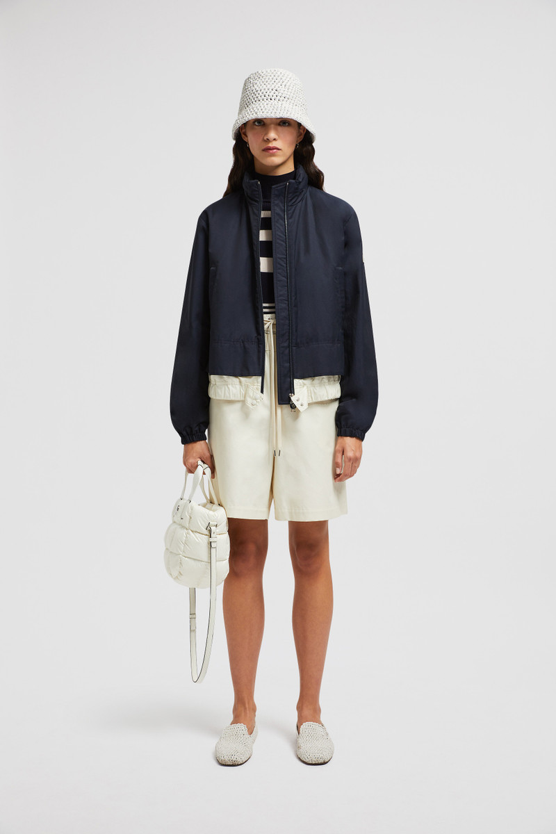 Moncler Janze Hooded Twill Short Down Jacket outlook