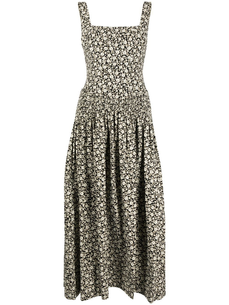 floral-print flared dress 1