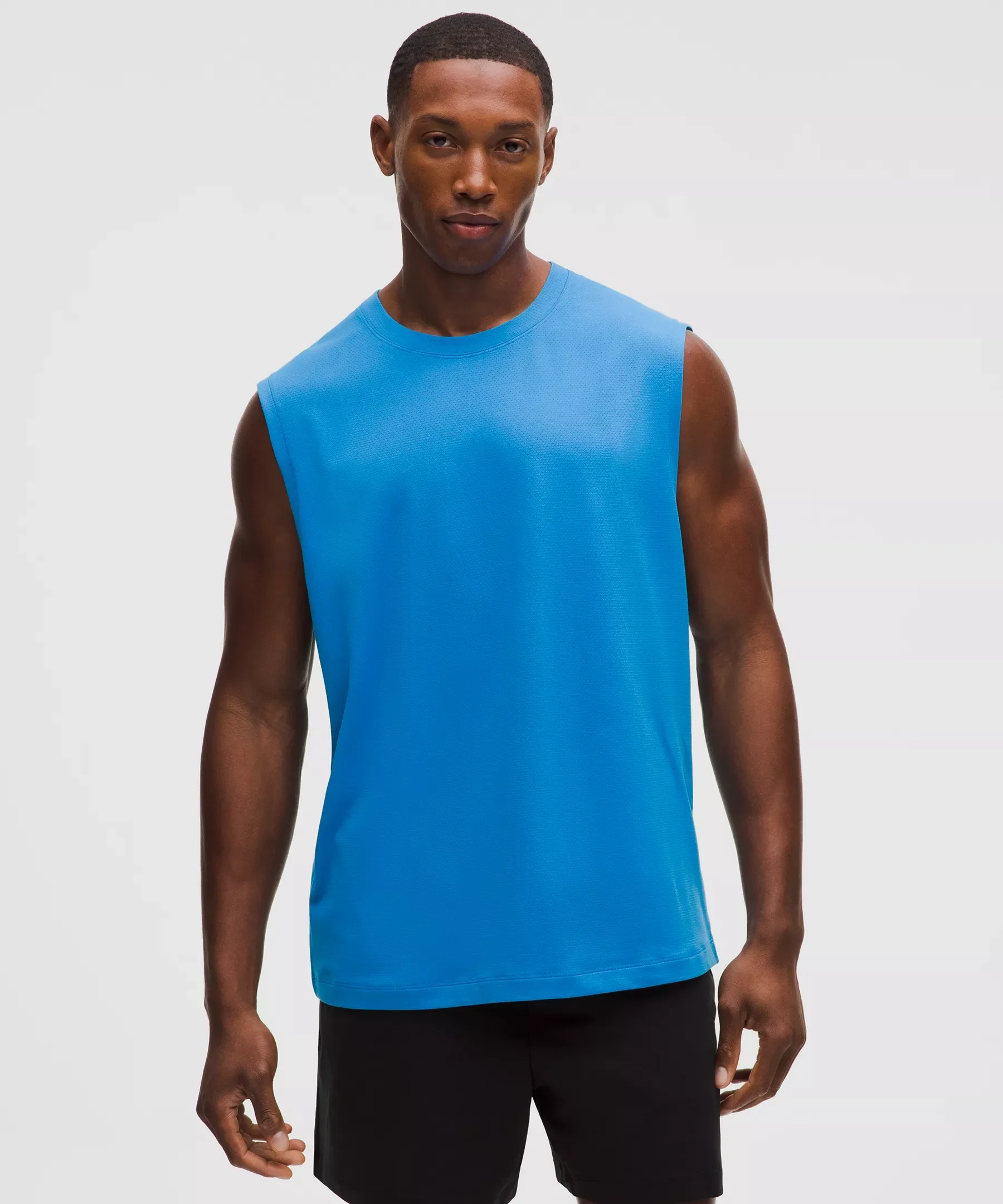 Mesh Soft Jersey Sleeveless Tank Top - 1