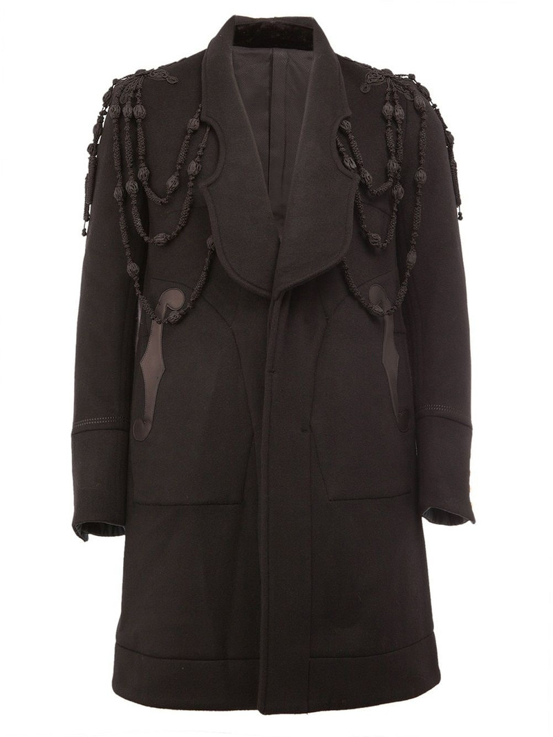 embroidered panelled coat 1