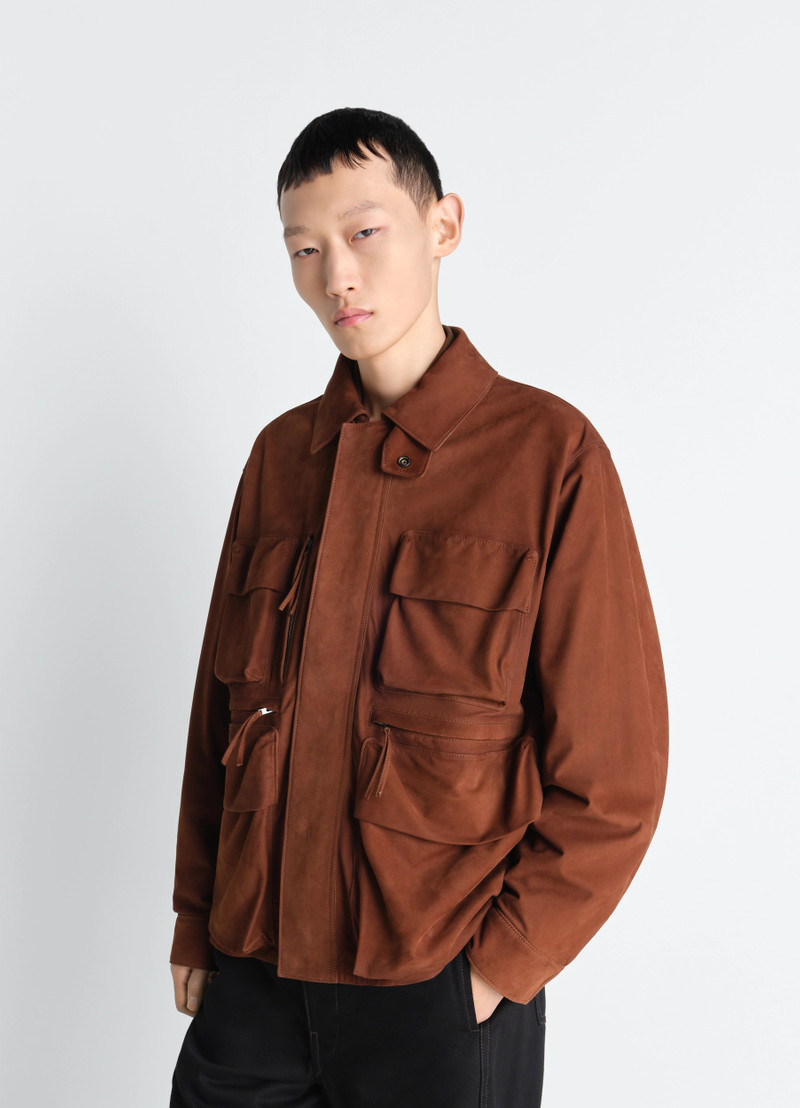 Lemaire REPORTER JACKET IN NUBUCK outlook