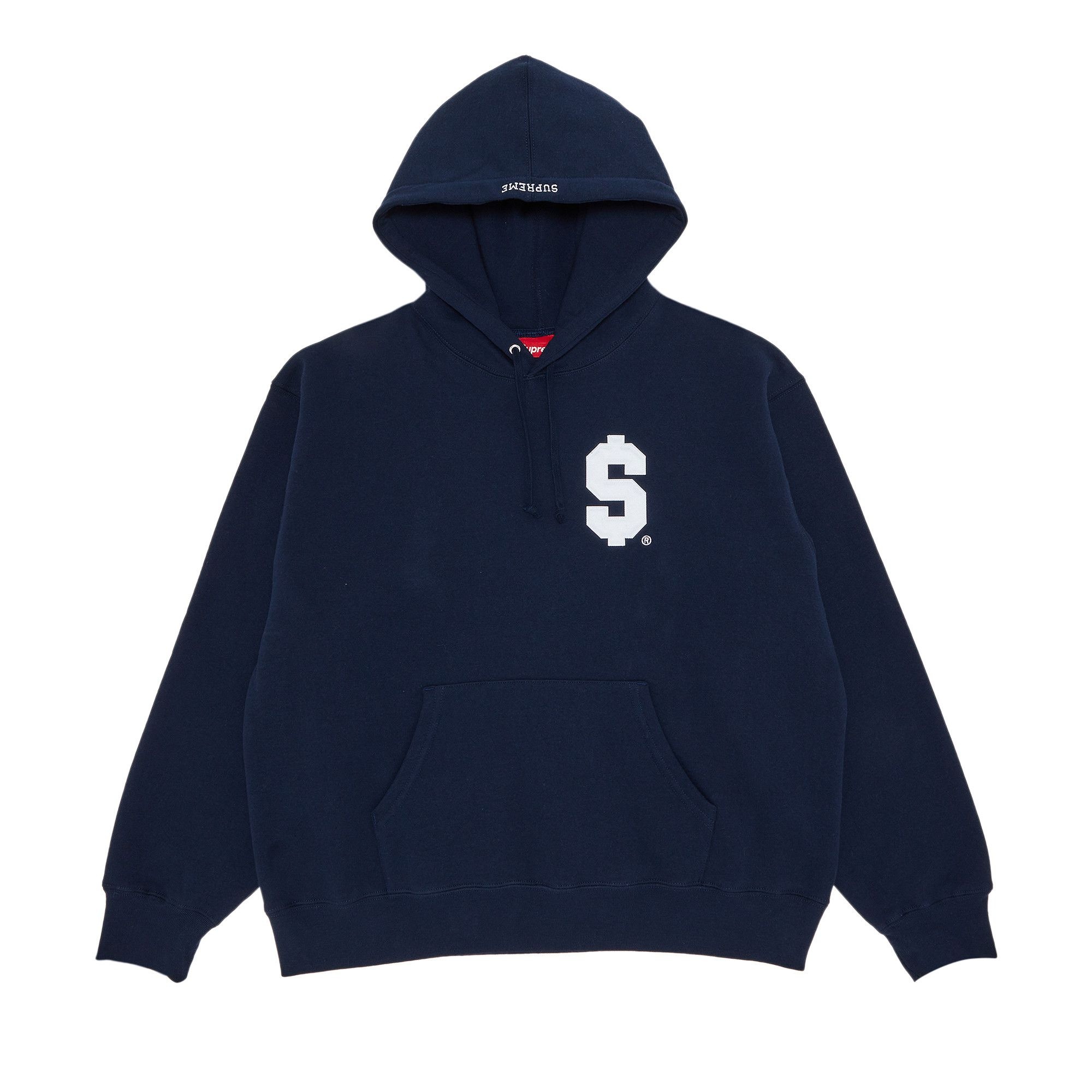 Supreme $ Hooded Sweatshirt 'Navy' - 1