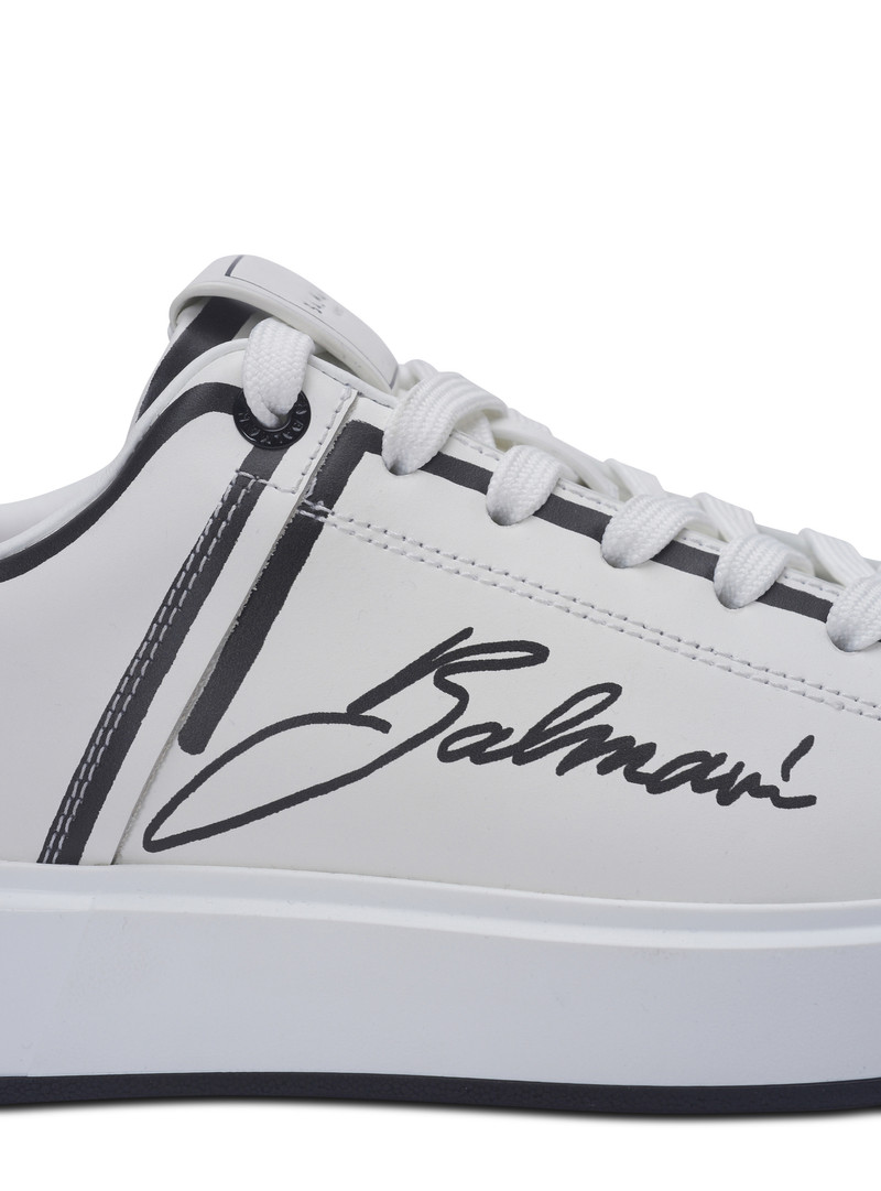 B-Court printed calfskin trainers 7