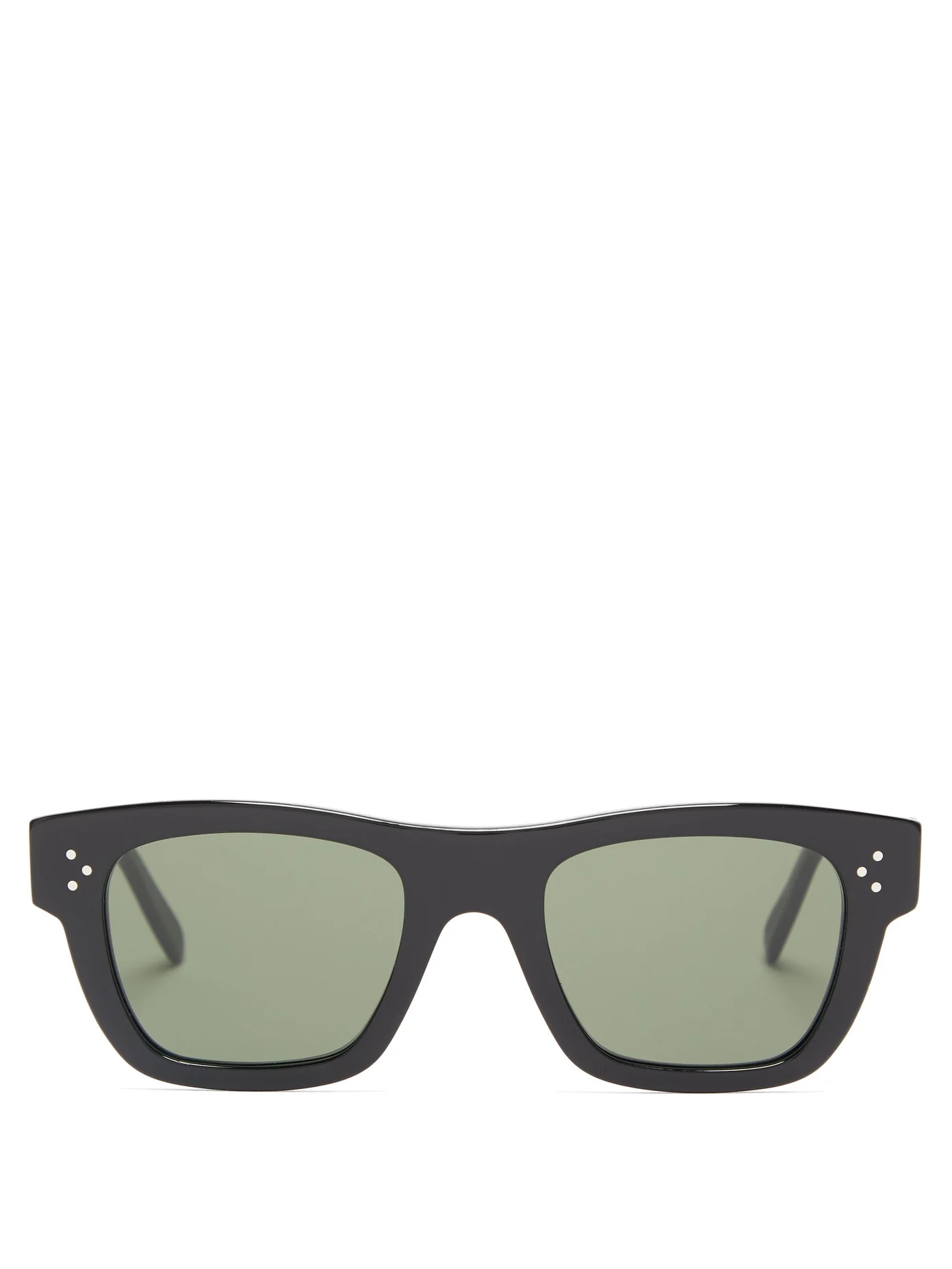 Square acetate sunglasses - 1