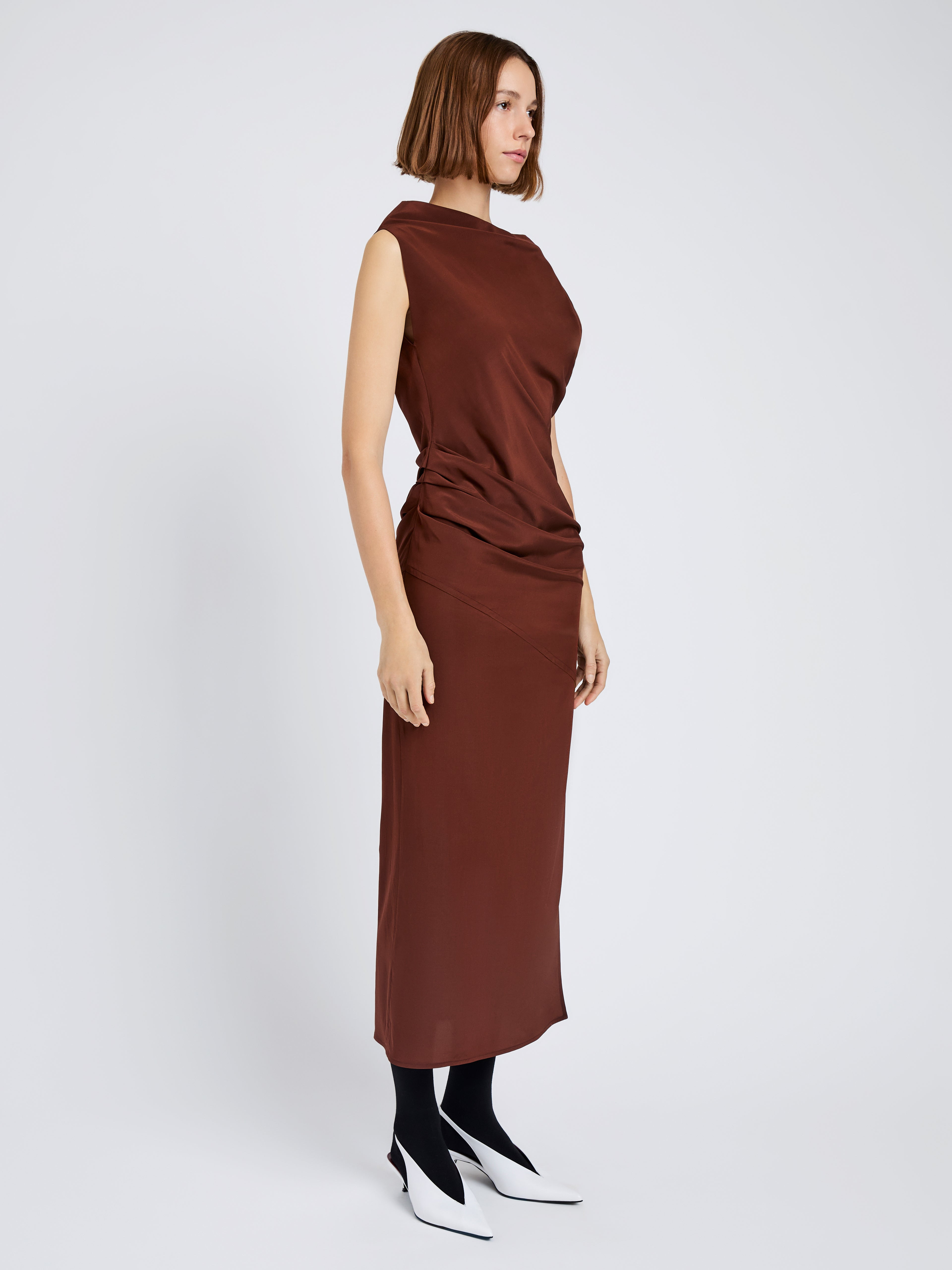 Tasa Dress in Silk Viscose - 3