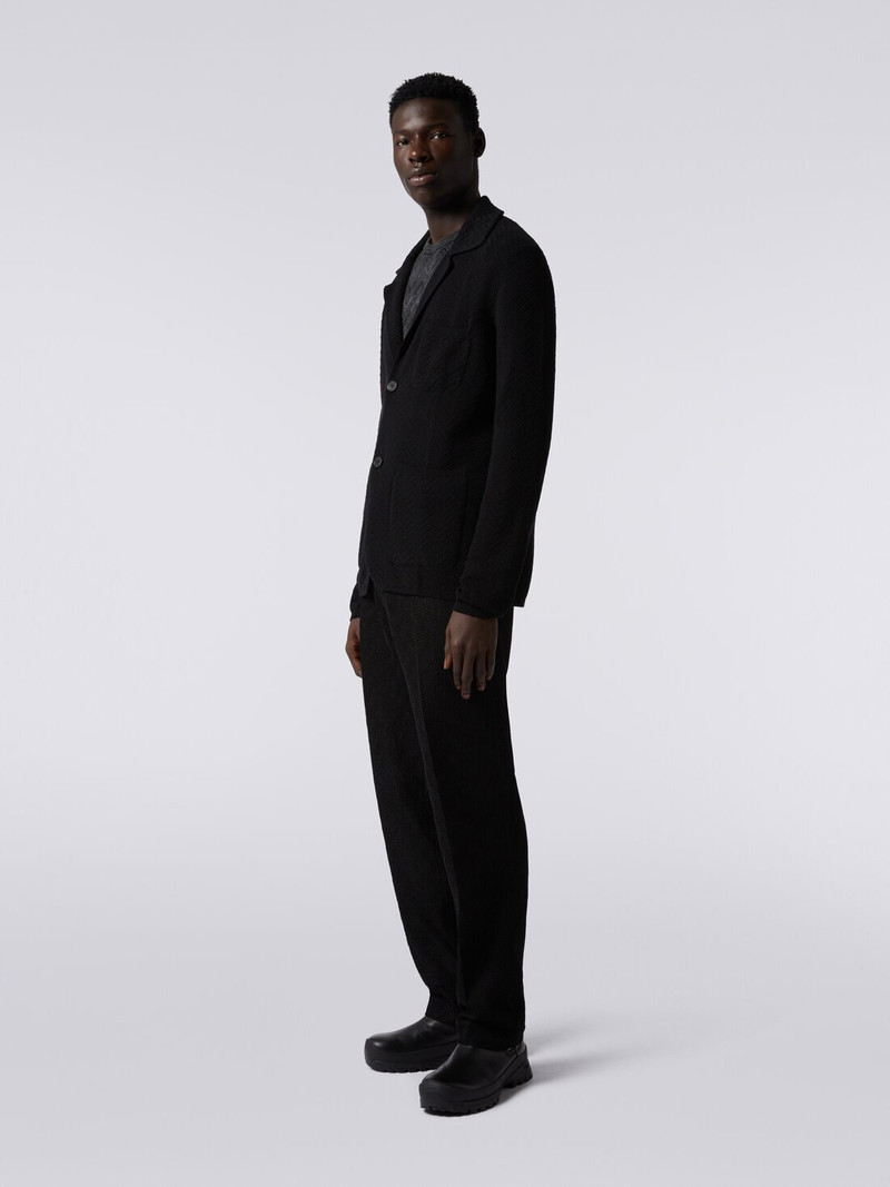 Missoni Cotton and viscose knit blazer outlook