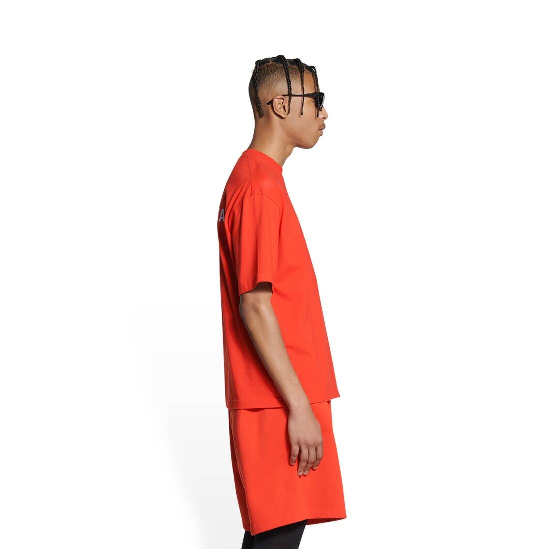 BALENCIAGA Men's Balenciaga T-shirt Regular Fit in Red